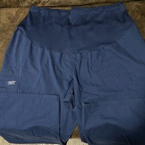 Cherokee workwear maternity scrubs navy